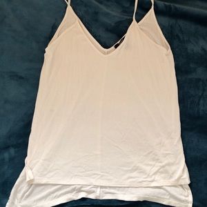 Forever 21 White high low Tank